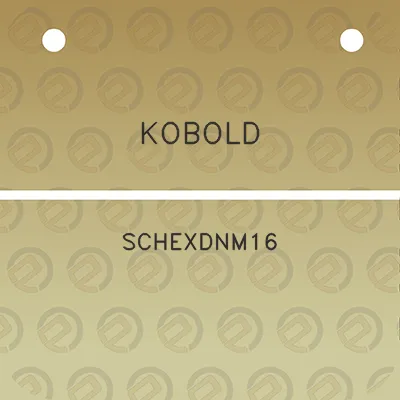 kobold-schexdnm16