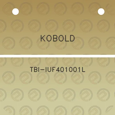 kobold-tbi-iuf401001l