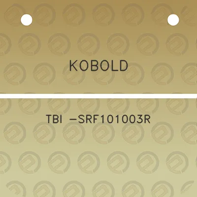 kobold-tbi-srf101003r