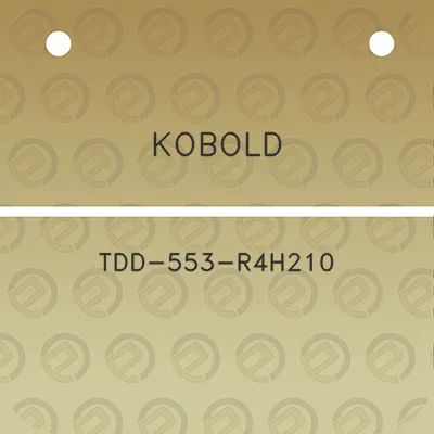 kobold-tdd-553-r4h210