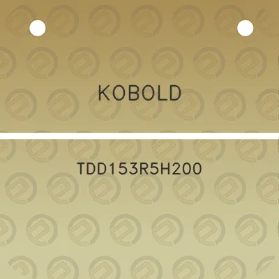 kobold-tdd153r5h200