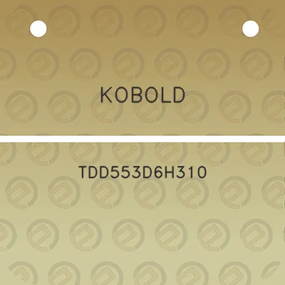 kobold-tdd553d6h310