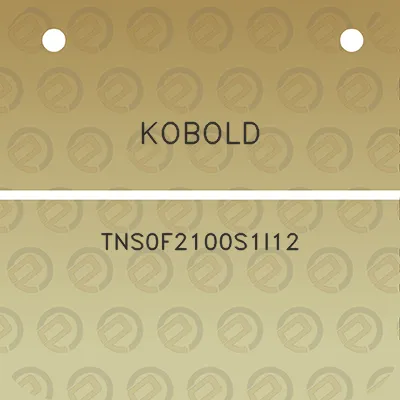 kobold-tns0f2100s1i12