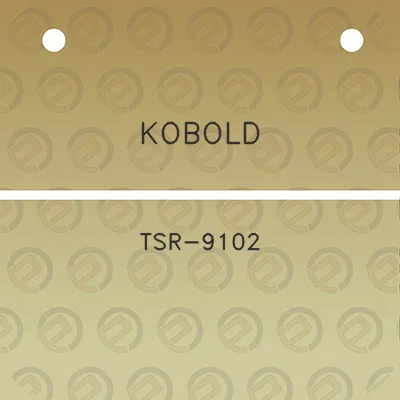 kobold-tsr-9102