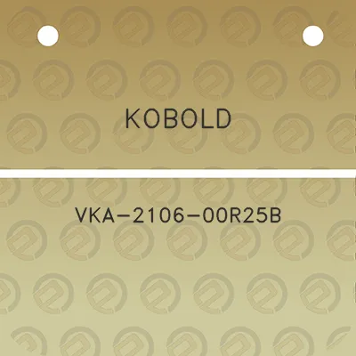 kobold-vka-2106-00r25b