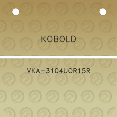 kobold-vka-3104uor15r