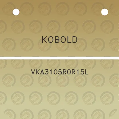 kobold-vka3105r0r15l