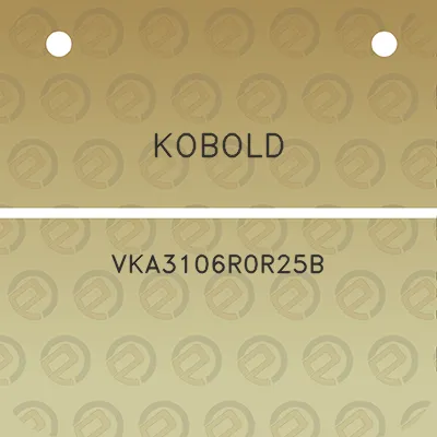 kobold-vka3106r0r25b