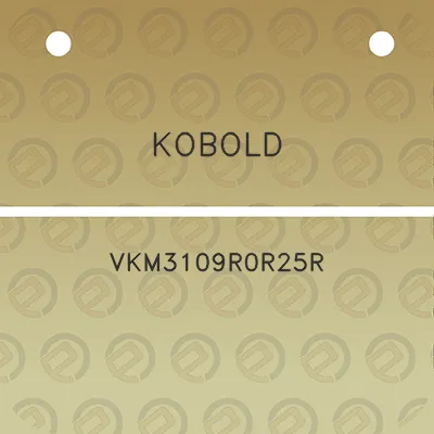 kobold-vkm3109r0r25r