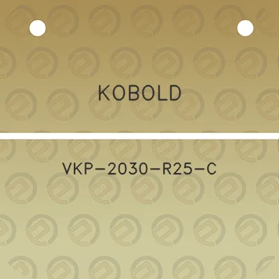 kobold-vkp-2030-r25-c