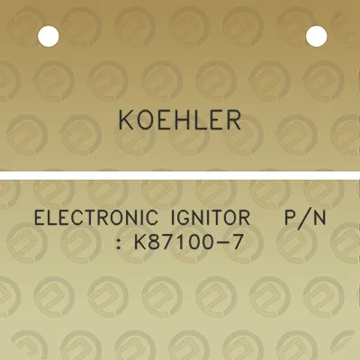 koehler-electronic-ignitor-pn-k87100-7