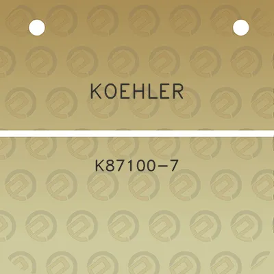 koehler-k87100-7