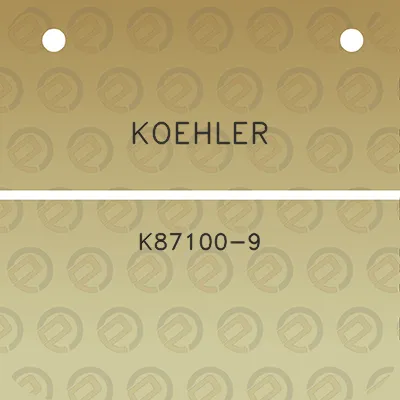 koehler-k87100-9