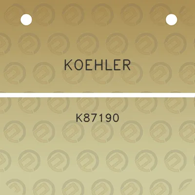 koehler-k87190