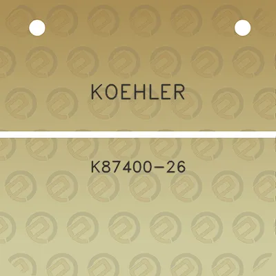 koehler-k87400-26