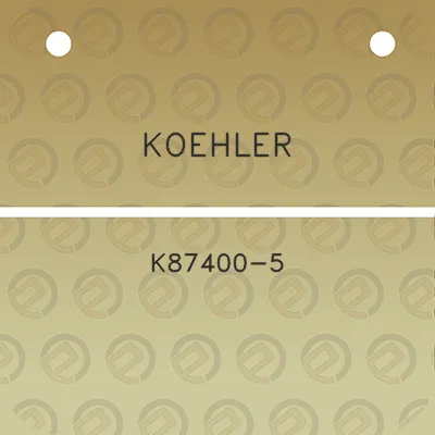 koehler-k87400-5