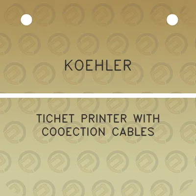 koehler-tichet-printer-with-cooection-cables