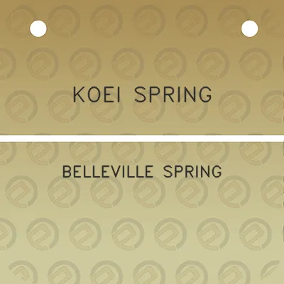 koei-spring-belleville-spring