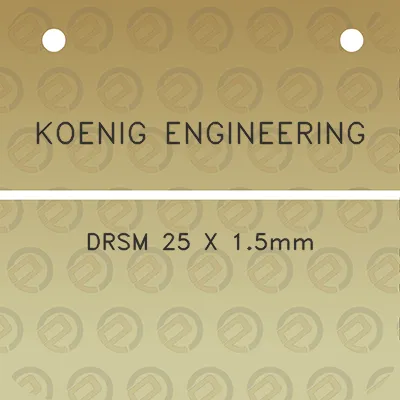 koenig-engineering-drsm-25-x-15mm