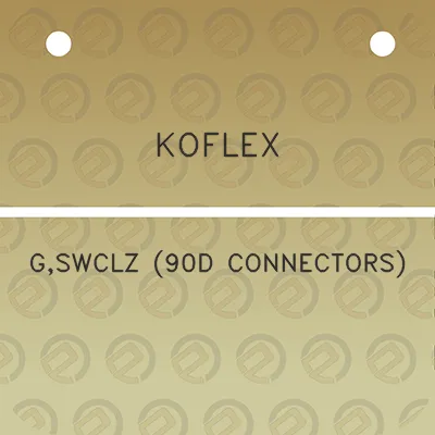 koflex-gswclz-90d-connectors