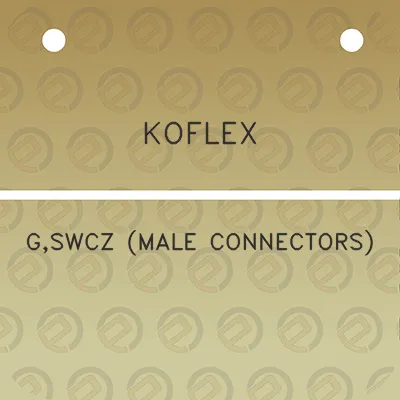 koflex-gswcz-male-connectors