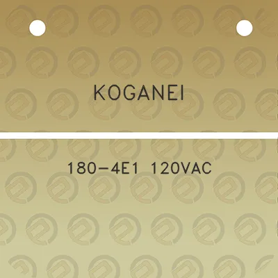 koganei-180-4e1-120vac