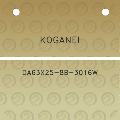 koganei-da63x25-8b-3016w