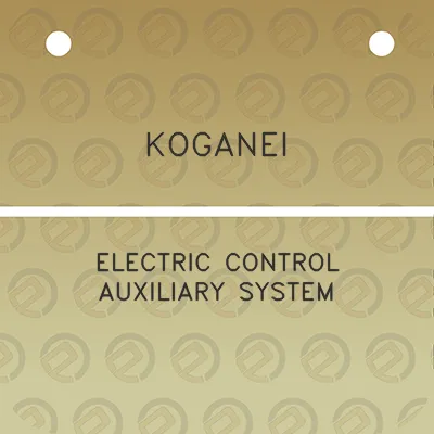 koganei-electric-control-auxiliary-system