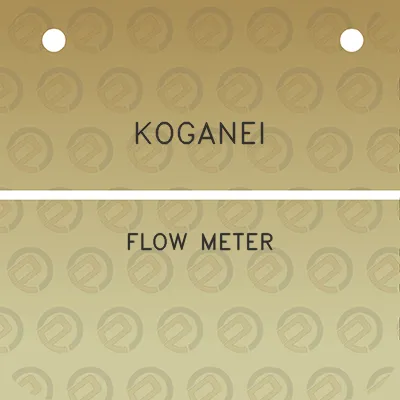 koganei-flow-meter