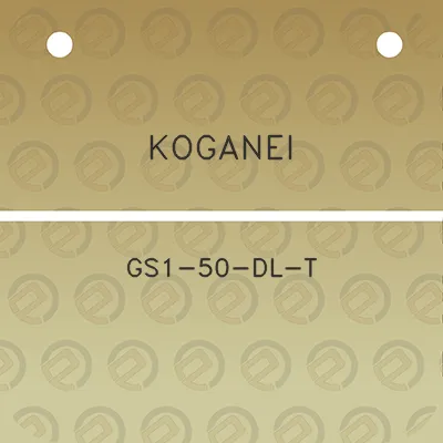 koganei-gs1-50-dl-t