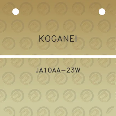 koganei-ja10aa-23w