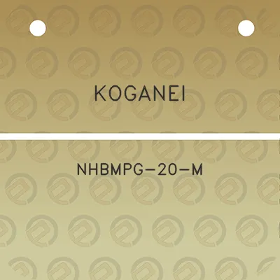 koganei-nhbmpg-20-m