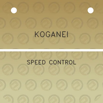 koganei-speed-control