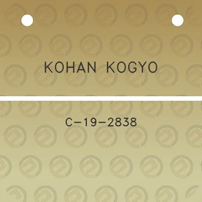 kohan-kogyo-c-19-2838