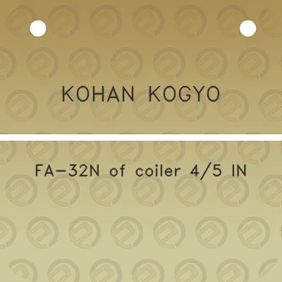 kohan-kogyo-fa-32n-of-coiler-45-in