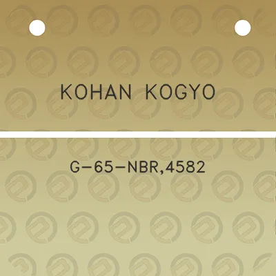 kohan-kogyo-g-65-nbr4582