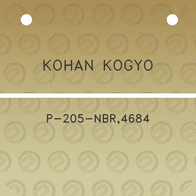 kohan-kogyo-p-205-nbr4684