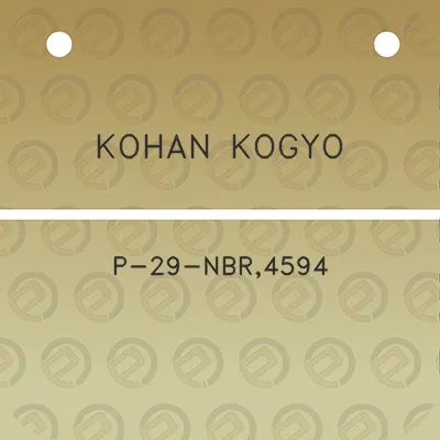 kohan-kogyo-p-29-nbr4594