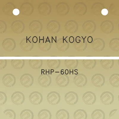 kohan-kogyo-rhp-60hs