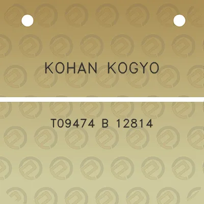 kohan-kogyo-t09474-b-12814