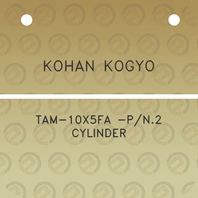 kohan-kogyo-tam-10x5fa-pn2-cylinder