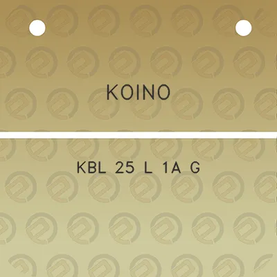 koino-kbl-25-l-1a-g