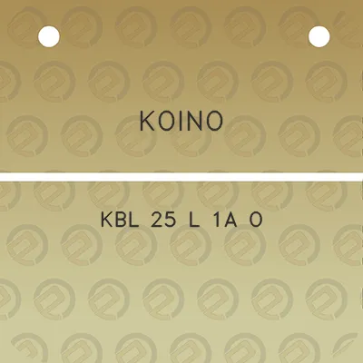 koino-kbl-25-l-1a-o