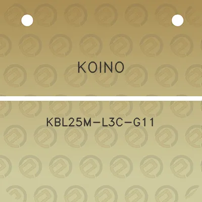 koino-kbl25m-l3c-g11