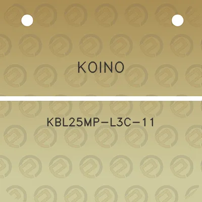 koino-kbl25mp-l3c-11