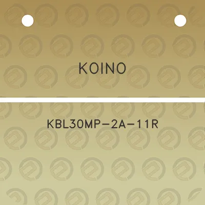 koino-kbl30mp-2a-11r