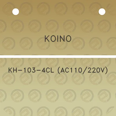 koino-kh-103-4cl-ac110220v