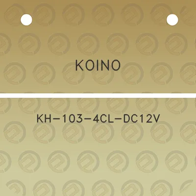 koino-kh-103-4cl-dc12v