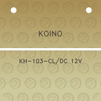 koino-kh-103-cldc-12v