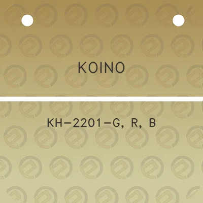 koino-kh-2201-g-r-b